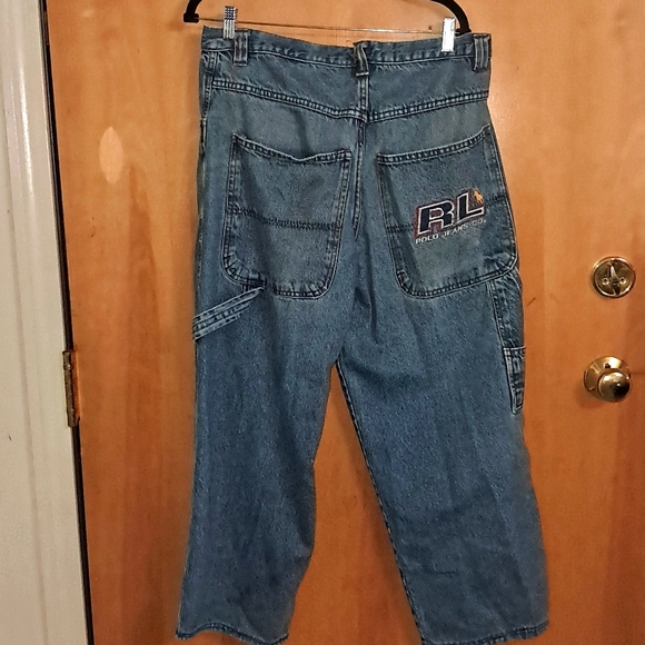 Men's 90's vintage polo Jeans co. Jeans size 36 - Picture 2 of 3
